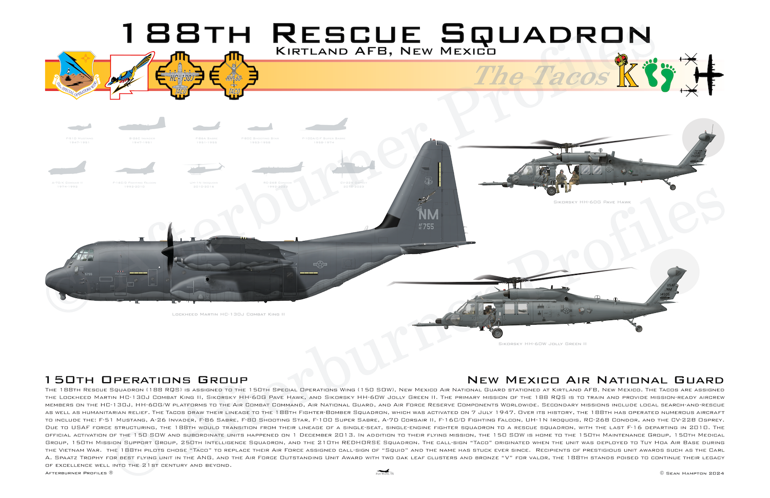 188 RQS HC-130J/HH-60G/W | Afterburner Profiles