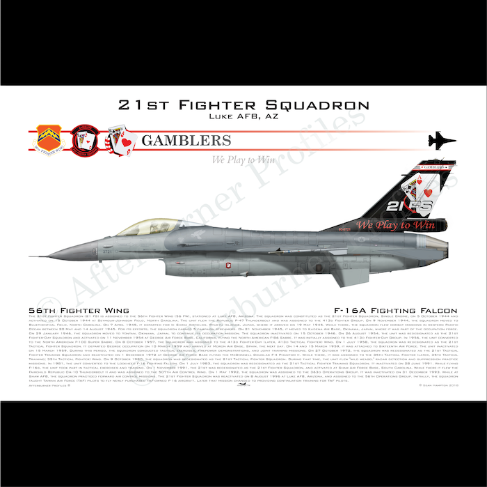 21 FS F-16A | Afterburner Profiles