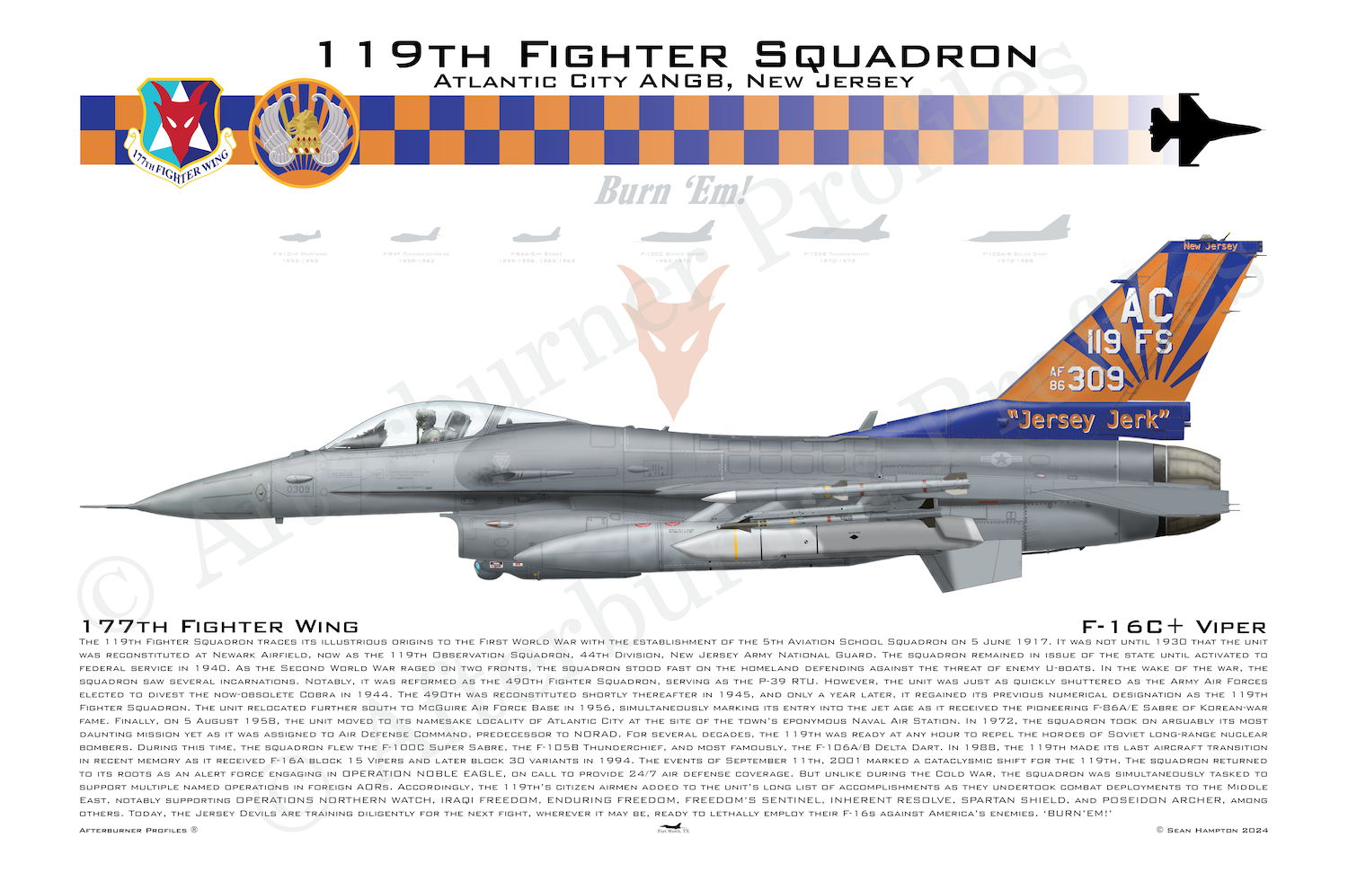 119 FS F-16C+ | Afterburner Profiles